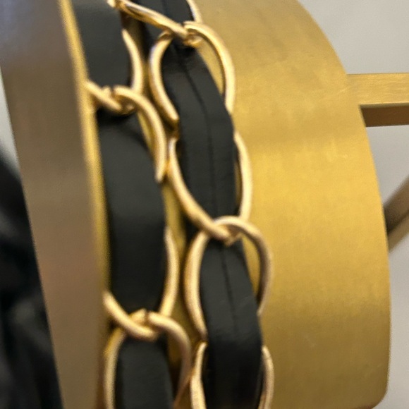 Fashion Black Mesh Tote Bag 16 x 12 x 3.5 - Picture 6 of 8